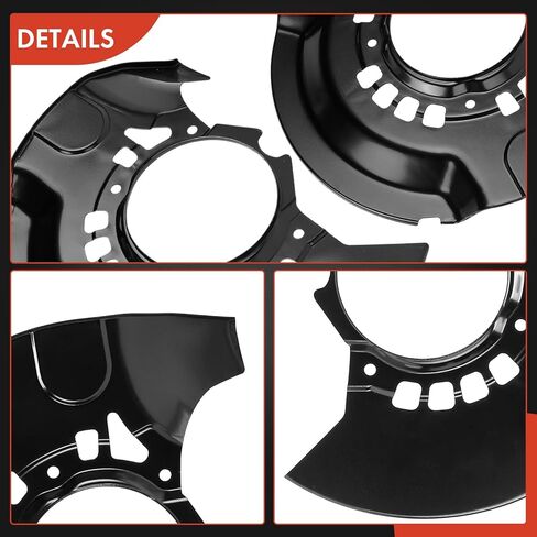 A-Premium Front Driver and Passenger Side Brake Dust Shield Compatible with Toyota Models - Camry 2004 2005 2006, 2-PC Set in Kuwait