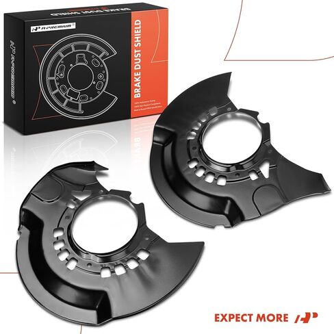 A-Premium Front Driver and Passenger Side Brake Dust Shield Compatible with Toyota Models - Camry 2004 2005 2006, 2-PC Set in Kuwait
