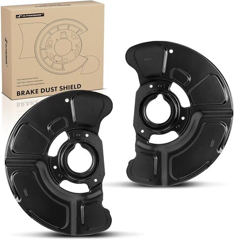 A-Premium Front Driver and Passenger Side Brake Dust Shield Compatible with Select Mercedes-Benz Models - E250 2014-2016, E350 2010-2016, E400 2013-2016, E550 2010-2011 - Replace# 2124201144, 2-PC Set in Kuwait