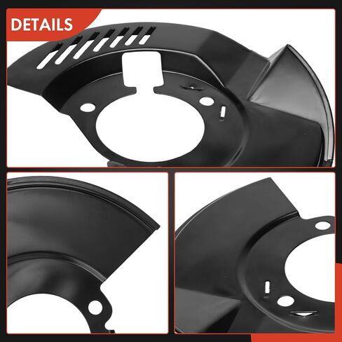 A-Premium Front Driver Side Brake Dust Shield Compatible with Chevrolet & GMC & Oldsmobile Models - Blazer 1997-2005, Jimmy 1998-2005, S10 1998-2004, Bravada 1997-2001, Sonoma 1998-2004 in Kuwait