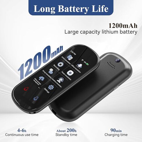 Language Translator Device, VORMOR Two-Way AI Voice Translator for Voice/Text/Offline/Photo Translation 150+ Language Online Translation Portable Tow Way Translator Device for Business Learning Travel in Kuwait