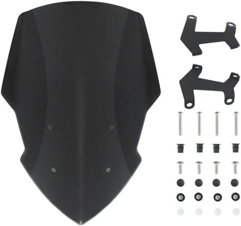 Motorcycle Windscreen Compatible with MT-07 FZ-07 FZ MT 07 2018 2019 2020(Dark Somke) in Kuwait
