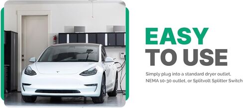شاحن سبليت فولت EV قابل للتعديل المستوى 2 - NEMA 10-30 EV محطة شحن المستوى 2 (NEMA 10-30 24 قابل للتعديل) in Kuwait