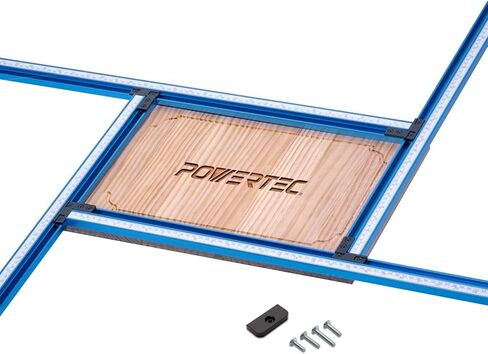 POWERTEC 71759 Box Joints Crosscut Sled Jig for Table Saws and Router Tables with Standard Miter Slots in Saudi Arabia