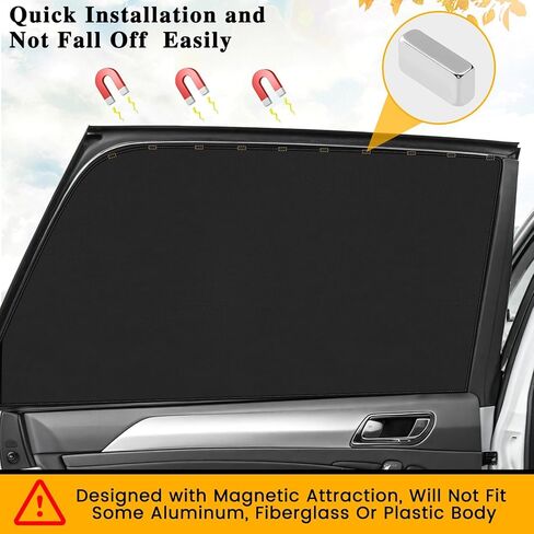 Car Windshield Sun Shade Privacy Covers，4 PCS Car Window Shades for Baby Block Light Curtains Sun Protection Shade Camping for Sleeping in Kuwait