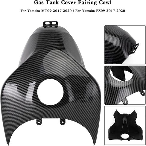 غطاء خزان الغاز هدية القلنسوة صالح لياماها MT09 FZ09 2017 2018 2019 2020 الكربون in Kuwait