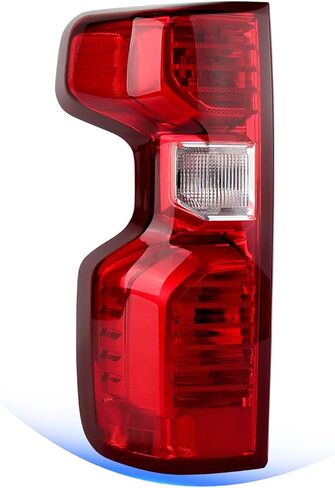 Tail Light Compatible With 2019 2020 2021 2022 2023 2024 2025 2026 Chevy Silverado 1500 / 20-23 2500HD 3500HD Halogen Rear Brake Signal Taillights Replacement w/ Bulb & Harness (Left Driver Side) in Saudi Arabia