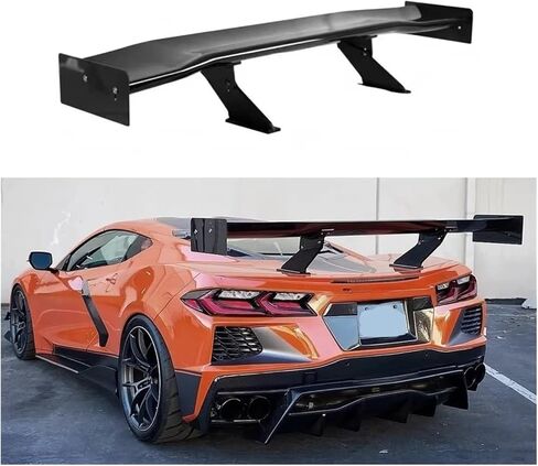 Carbon Fiber APR Style Rear Wing Compatible for Corvette C8 Z51 Z06 Rear Spoiler High Wing in Kuwait