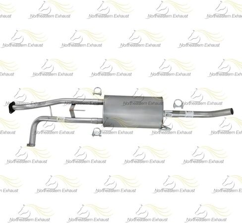 مجموعة كاتم صوت العادم متوافقة مع 2012-2017 Nissan NV1500 & NV2500 4.0L | ستانلس ستيل | العادم الشمالي الشرقي | تتضمن حشية ومشابك مجانية | قطع غيار السيارات in Kuwait