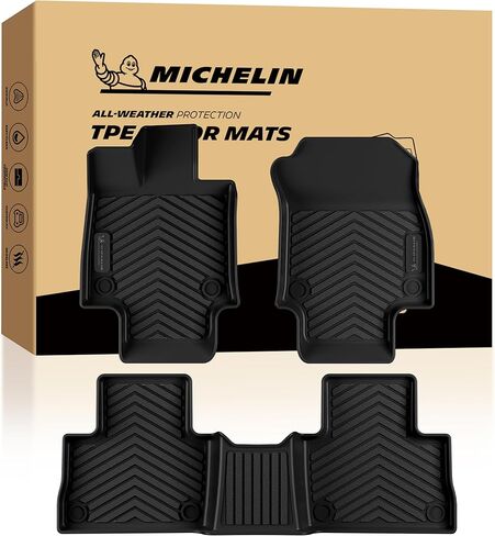 Michelin Vehicle Mats, Premier Series All-Weather TPE Custom Fit Liner for Toyota RAV4 2019-2025 Trunk Mat B(1 Piece) in Kuwait