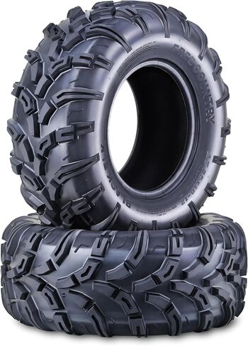 Free Country UTV ATV Tires 25X8-12 & 25X10-12 6-Ply Full Set BLACK ELK All Terrain in Kuwait