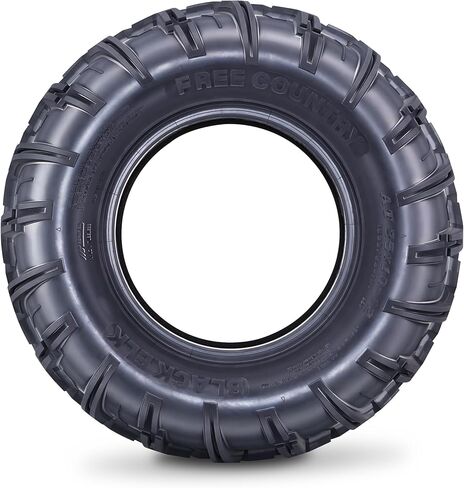 Free Country UTV ATV Tires 25X8-12 & 25X10-12 6-Ply Full Set BLACK ELK All Terrain in Kuwait
