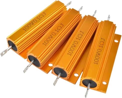 100 واط الألومنيوم الطاقة المعدنية شل حالة Wirewound المقاوم الدقة أوم القيم 0.01-100 كيلو أوم 1 0.5 1 2 4 6 8 10 20 100 المقاوم أوم (50 كيلو) in Kuwait