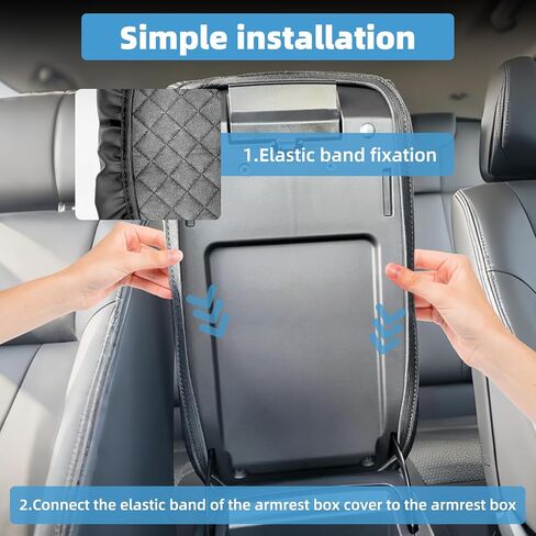 Center Console Armrest Cover Compatible with Cadillac CTS 2008-2014 Protector Interior Accessories in Saudi Arabia