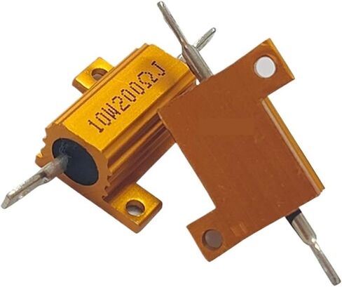 RX24-10W Gold aluminum shell resistor 0.1/0.5R/2/5/6/8R/10R/20/47/50/100R/1K(0.02R) in Kuwait