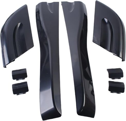 Car Roof Luggage Rack Cover Compatible For Hyundai Tucson 2004-2008 Black Roof Rack Rail End Cover Replace Shells 8pcs in Kuwait