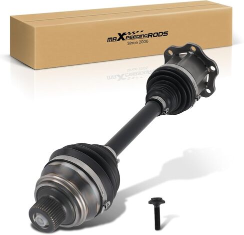 maXpeedingrods Front CV Axle Shaft Assembly for Audi A6 2016, A6 A7 A8 Quattro 2012-2018, Q5 2009-2015, S6 S7 S8 2013-2018, RS7 2014-2018, SQ5 2014-2017, Left or Right Side, Replace# 4G0407271F in Kuwait