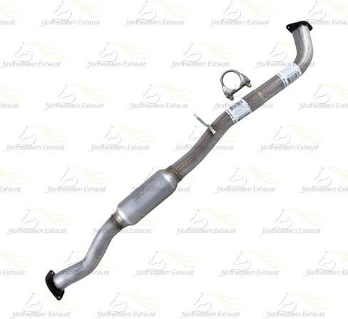 Exhaust Resonator Pipe Muffler System Kit Compatible with Nissan 350Z 2003-2006 3.5L | Stainless Steel | Northeastern Exhaust | Includes Gaskets, Hanger, Bolt Kit and Clamps | Direct-Fit Replacement in Kuwait