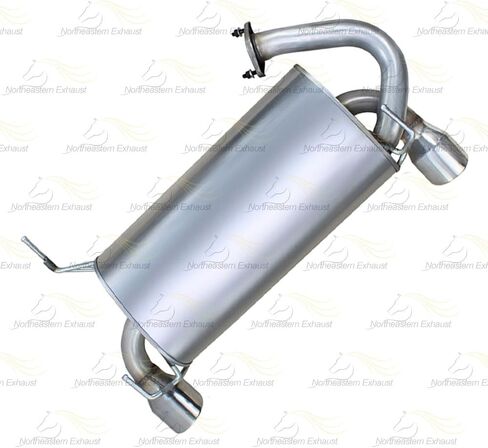 Exhaust Resonator Pipe Muffler System Kit Compatible with Nissan 350Z 2003-2006 3.5L | Stainless Steel | Northeastern Exhaust | Includes Gaskets, Hanger, Bolt Kit and Clamps | Direct-Fit Replacement in Kuwait