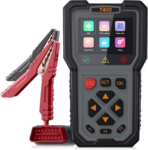 TopDiag T300PRO Car Code Reader & 12V/24V Battery Tester, Automotive Scan Tool for Check Engine Light, Live Data, and Car Battery Health Analyzer for DIYer in Saudi Arabia