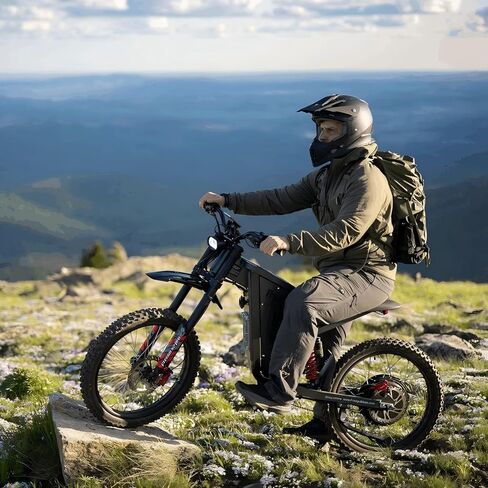 Freego X2Pro Electric Motorcycle for Adult, Electric Dirt Bike 6000W(Peak) Motor 60V/30Ah Battery,50MPH Off Road Electric Bicycle,19x2 Full Suspension/Four-Piston Hydraulic Brake UL 2849 Certified in Kuwait