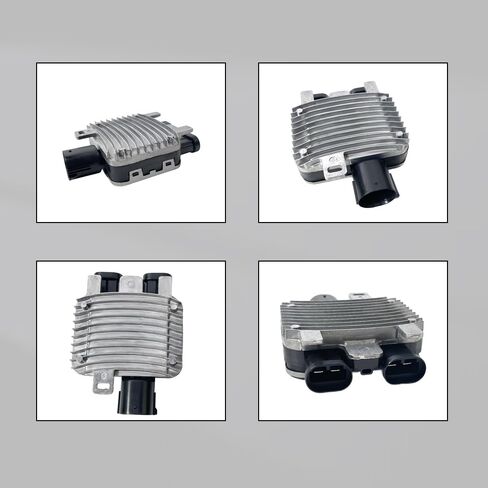 Precise Signal Monitoring Cooling Fan Control Module Compatible with Volvo S60 S80 XC60, Land Rover Freelander 2, Ford Edge Lincoln MKX, Replaces OE 940009402 7T438C609BA 940004204 LR002660 in Kuwait