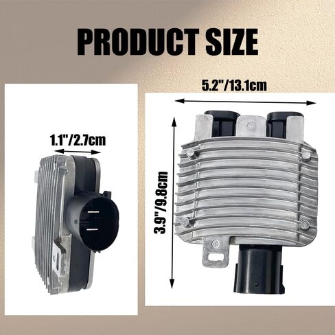 Precise Signal Monitoring Cooling Fan Control Module Compatible with Volvo S60 S80 XC60, Land Rover Freelander 2, Ford Edge Lincoln MKX, Replaces OE 940009402 7T438C609BA 940004204 LR002660 in Kuwait