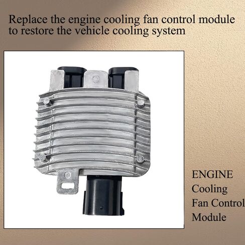 Precise Signal Monitoring Cooling Fan Control Module Compatible with Volvo S60 S80 XC60, Land Rover Freelander 2, Ford Edge Lincoln MKX, Replaces OE 940009402 7T438C609BA 940004204 LR002660 in Kuwait