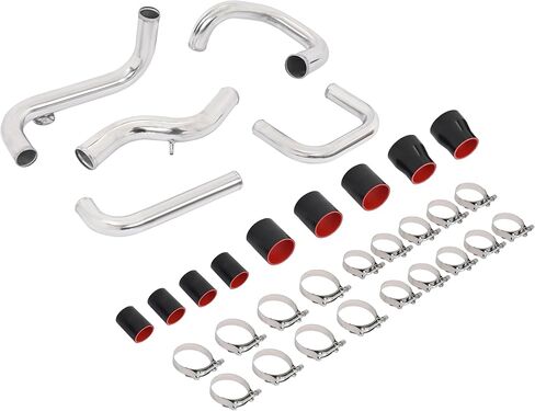 ALMULOO Intercooler Pipe Kit Fit for 1992-2000 Honda Civic EG EK Del Sol 1990-2001 Acura Integra Front Mount Pipe Kit Polishing Turbo in Kuwait