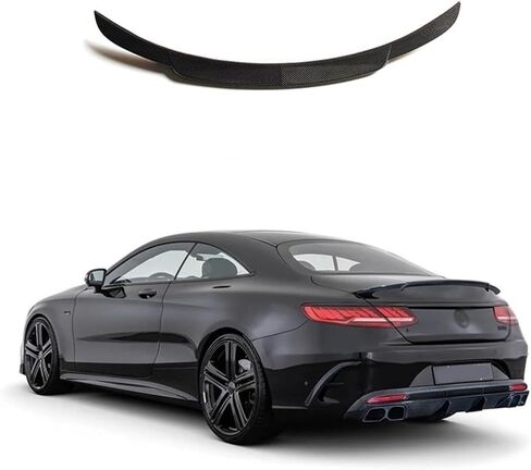 S-class كوبيه C217 ألياف الكربون الجافة B-style الجناح الخلفي متوافق مع S63 S65 S400 S450 S500 الذيل الجناح اكسسوارات السيارات جذع الشفة in Kuwait