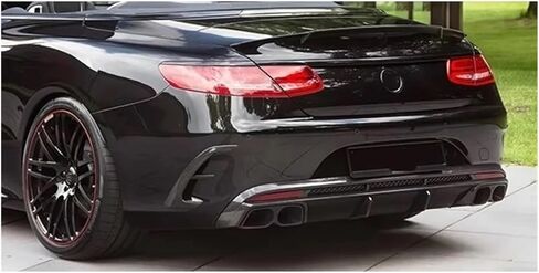 S-class كوبيه C217 ألياف الكربون الجافة B-style الجناح الخلفي متوافق مع S63 S65 S400 S450 S500 الذيل الجناح اكسسوارات السيارات جذع الشفة in Kuwait