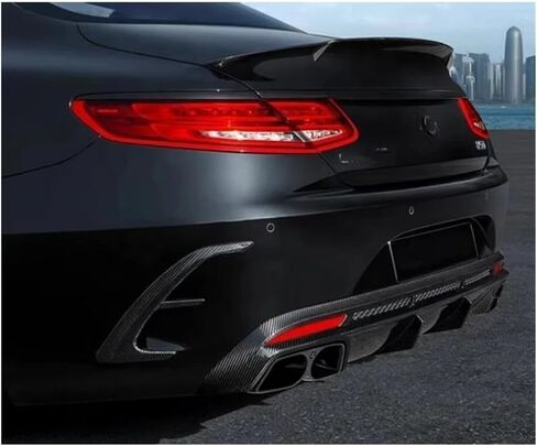 S-class كوبيه C217 ألياف الكربون الجافة B-style الجناح الخلفي متوافق مع S63 S65 S400 S450 S500 الذيل الجناح اكسسوارات السيارات جذع الشفة in Kuwait