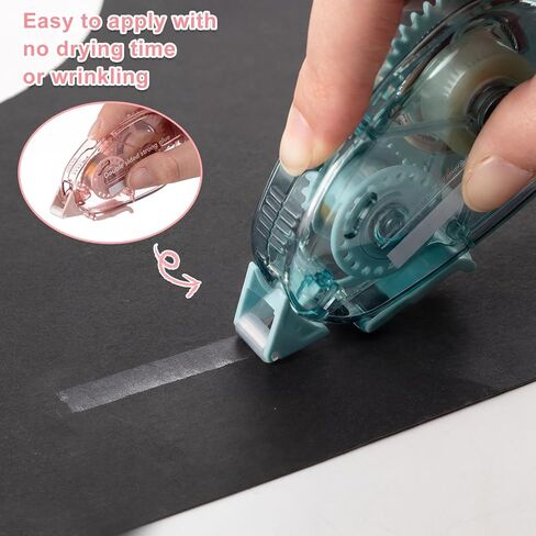 Jetec Scrapbook Supplies Kit, 12 Pcs Paper Craft Tools Set with A4 Paper Trimmer, 3-in-1 Corner Rounder, 4 Double-Sided Tapes & 6 Decorative Craft Scissors for Scrapbooking, Card Making, DIY in Kuwait