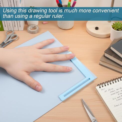 6PCS Bookbinding Easy Scrapbooking Tool, Book Making Tools for Starter Plastic Book Binding Tool Complete Great Stencils and Cutter Guide Kit Books Binding Spacers for Notebook Calender Journal in Kuwait