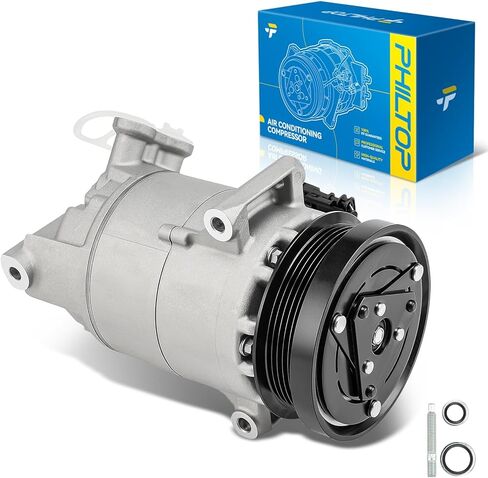 PHILTOP 98495 NEW Air Conditioner AC Compressor with Clutch Compatible with Chevy Trax 2015-2022,Sonic 2013-2018 1.4T,Sonic 2019-2020,Buick Encore 2013-2022,Encore GX 2020-2021 in Kuwait