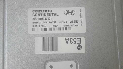 وحدة التحكم في المحرك ECM عند 2.0L FWD تناسب 18-20 KONA 39171-2ESE0 391712ESE0 in Kuwait