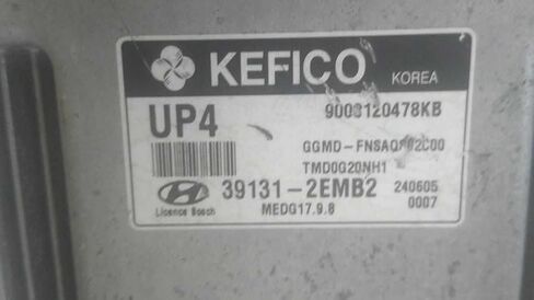 وحدة التحكم في المحرك ECM 2.0L تناسب 14-16 متوافقة مع Hyundai Elantra 39131-2EMB2 391312EMB2 in Kuwait