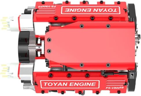 Zizz Toyan Fs-v800gcs Supercharged Engine Gasoline DIY Modified V8 Engine Suitable for Rc Car in Kuwait
