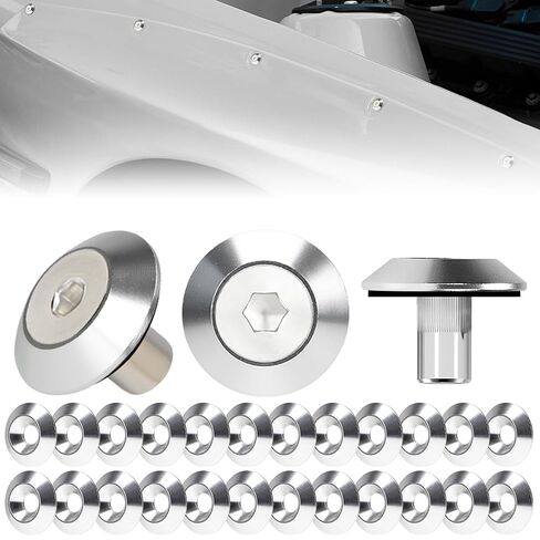 M6 (18mm OD) Anodized Aluminum Tapered Washer 24-Set Hardware Kit for Fender Flares, Widebody Installation and Engine Bay Dress-Up (Gold) in Saudi Arabia