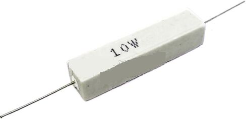 10pcs 10W Cement resistance resistor 1 2 5 8 ohm 1R 2R 5R 8R(5 ohm) in Kuwait