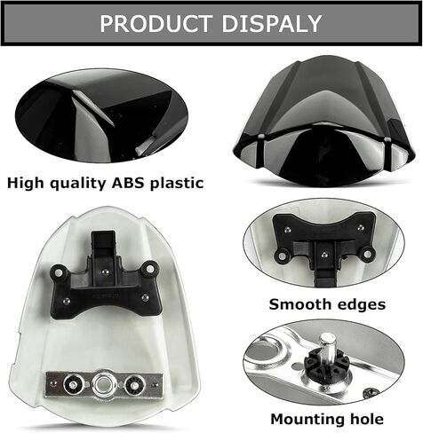 PSLER Rear Seat Fairing Cover Cowl for GSXR1000 K7 2007-2008, Black in Kuwait