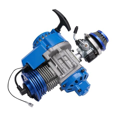 49cc 2 Stroke Engine Motor, Racing Complete Engine Motor, Single Cylinder Air-Cooled Big Bore Motor, Mini Engine for 47cc 49cc 50cc Mini Dirt Bike Pocket Quad ATV Scooters in Kuwait