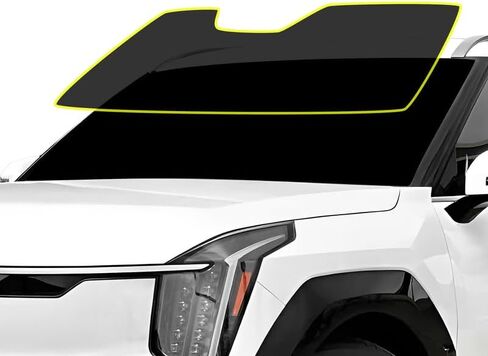 BOGAR TECH DESIGNS - Premium Nano Ceramic Precut Window Tint Film Kit Compatible with Kia EV9 2024+ Front Windshield, 70% in Saudi Arabia