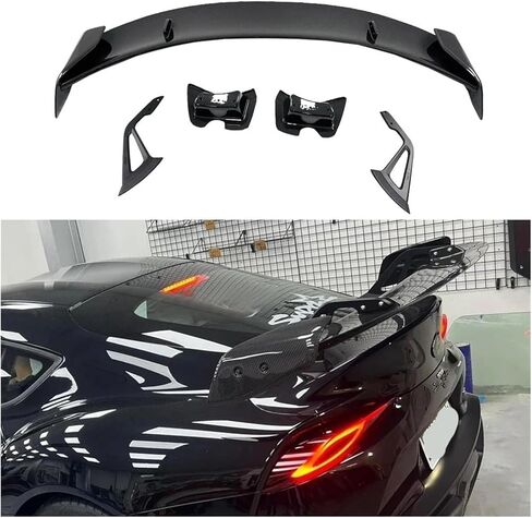 Wet Carbon Fiber AD Style Rear Trunk Wing Compatible for Supra GR A90 A91 MKV Rear Wing in Kuwait