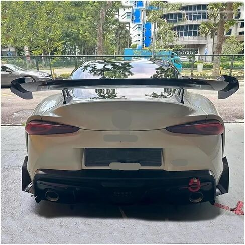 Wet Carbon Fiber AD Style Rear Trunk Wing Compatible for Supra GR A90 A91 MKV Rear Wing in Kuwait