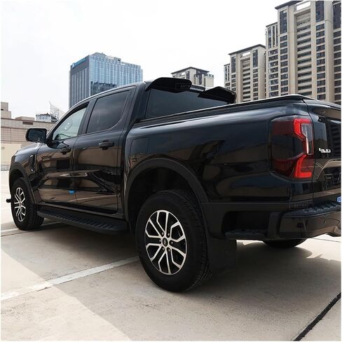 Install Upgraded Tail Wing Fixed Wind Wing Compatible With Ford Ranger T9 2023 2024 2025 Modified Rear Turbulence Top Wing Accessories in Kuwait
