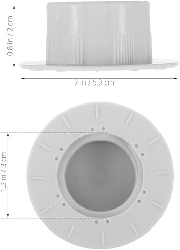HANABASS 2pcs Large Plastic Screw Caps Replacement for Playground Slide Accessories Gray 3cm Inner Diameter for Play Equipment Repair in Kuwait