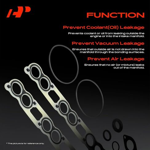 A-Premium Lower Engine Intake Manifold Gasket Set Compatible with Ford E-350 Club Wagon, E-350 E-450 Super Duty 2004-2010, Excursion 2003-2005, F-250 F-350 F-450 F-550 Super Duty 03-07, fit V8 6.0L in Kuwait