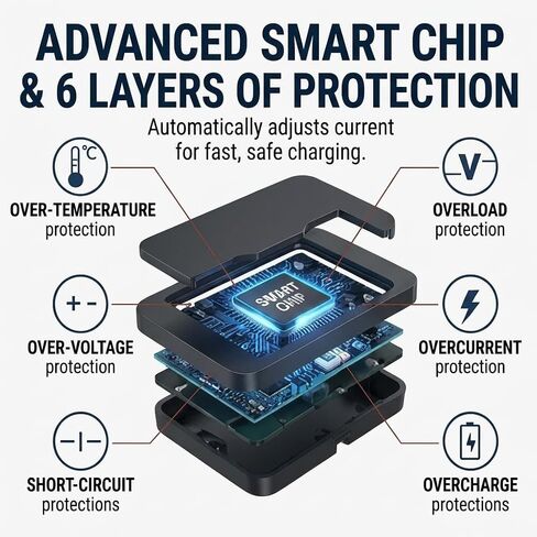 حامل جداري للوحة منفذ USB 96 وات 12 فولت - مقبس شاحن USB مزدوج 36 وات PD ومزدوج QC3.0 18 وات، مفتاح مقاوم للماء، حامل سطحي للمركبات الترفيهية والقوارب والشاحنات والمركبات البحرية (عبوتان) in Kuwait