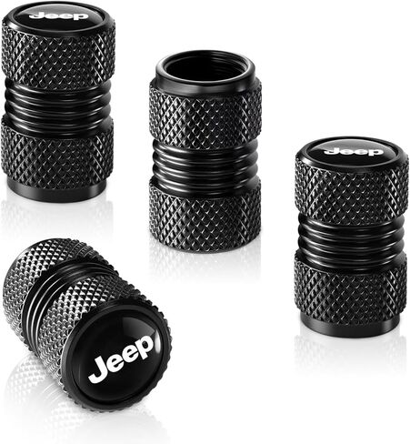 4pcs Tire Valve Stem Caps, Compatible with Chevrolet Chevy Series Stem Cap Universal Car Air Cover Car Accessories for Cars, SUV, Truck, Motorcycles（Black） in Kuwait